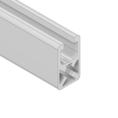 10-3218.5-0-500MM MODULAR SOLUTIONS EXTRUDED PROFILE 32MM X18.5MM, CUT TO THE LENGTH OF 500 MM
